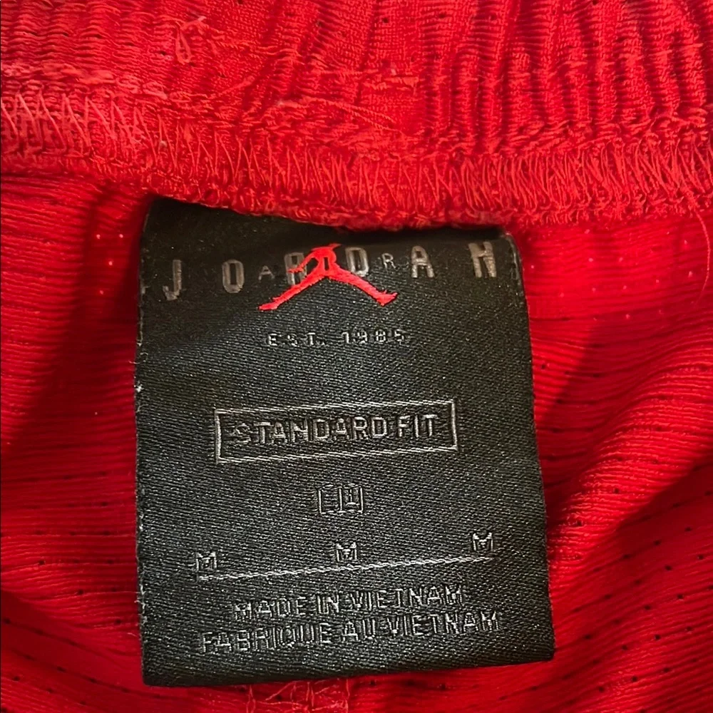 Jordan Bright Red Sports Shorts